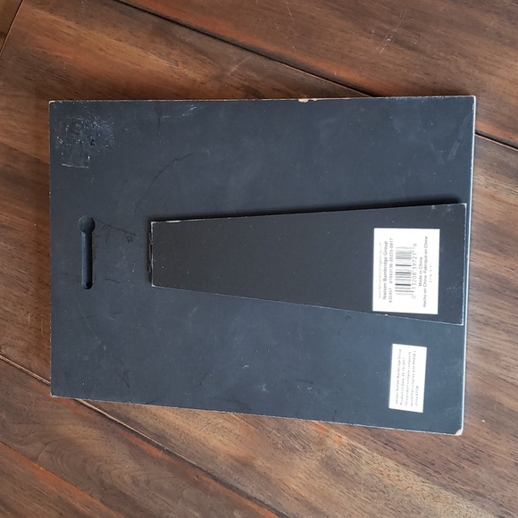 NWT Shiplap Burlap Clip Picture Photo Frame - Picture 3 of 5